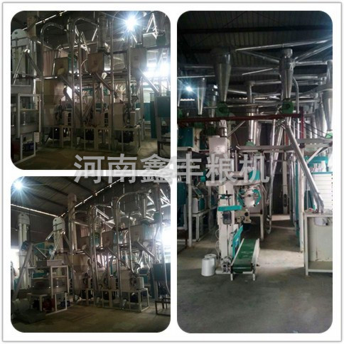 四川閬中30噸面粉機組